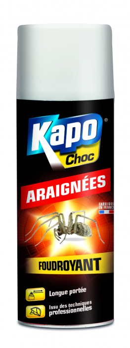 Anti-araignées - Kapo - Aérosol Foudroyant - 400 ml Kapo