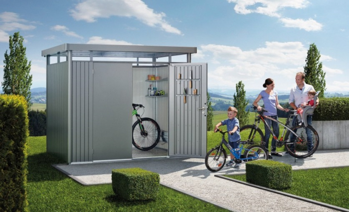 Support de vélo Bike Max au choix pour abri de jardin BIOHORT.