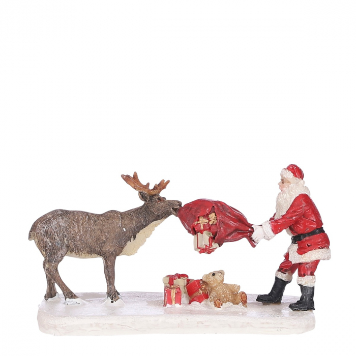Fig Père Noël et renne
