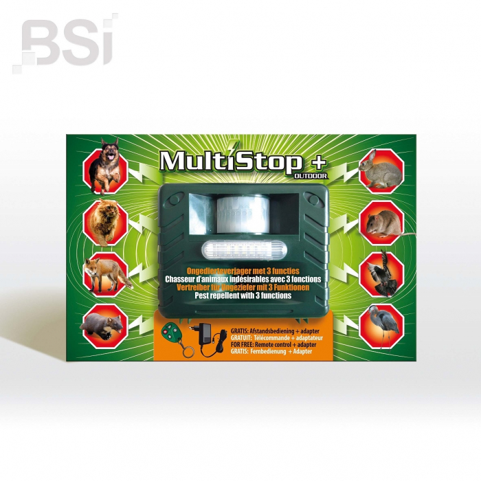 Appareil anti-nuisibles à ultrasons – MultiStop Outdoor+