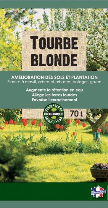 Tourbe blonde - 70 L - Pin Décor Pin décor