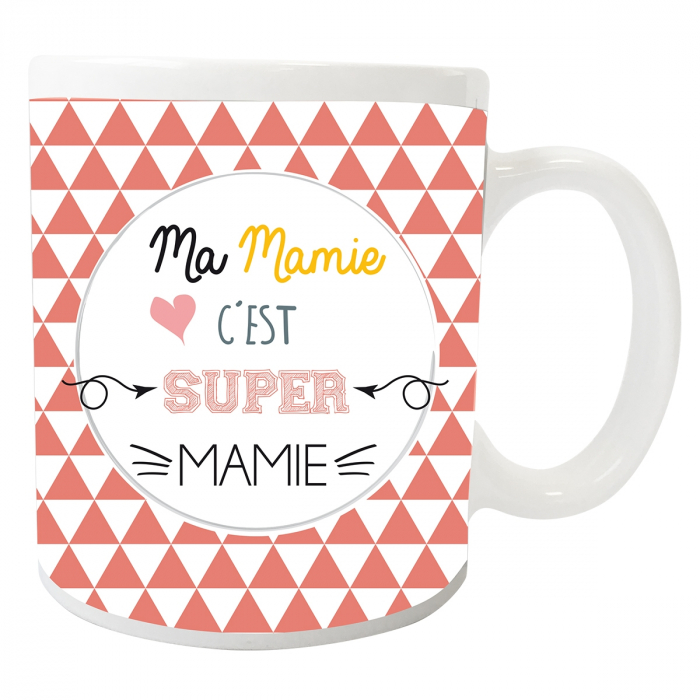Mug Super Mamie - ENESCO - 8 x 9.5 cm Enesco