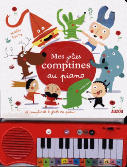 Mes jolies comptines au piano - Livre enfant