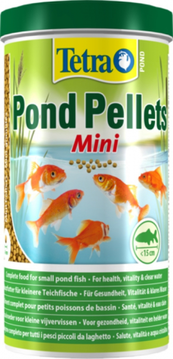 Aliment complet pour petits poissons debassin jusqu'à 15cm sous