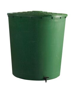 Récupérateur d'eau rond vert 350 L BELLI - ø 80 x H 97 cm