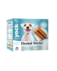 Bâtonnets Dental sticks pour petit chien - Yock - 440 g - 28 sticks