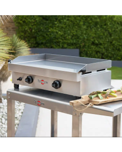 Plancha Samba double - Krampouz - inox - gaz - 2x1500 W - 60x37x21 cm