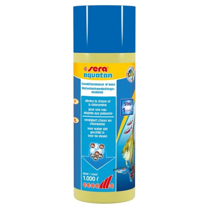 Conditionneur d'eau pour aquarium Aquatan - Sera - 250 ml