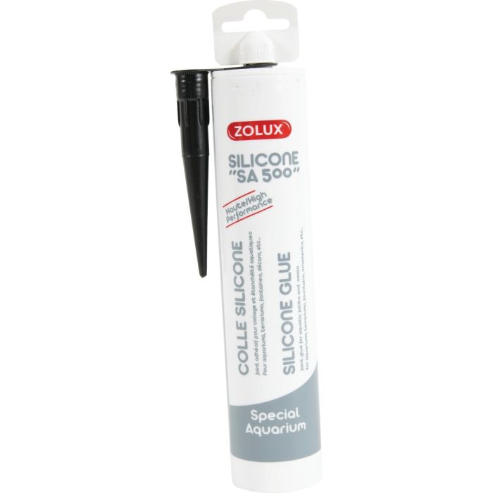 Colle silicone Spécial aquarium - Zolux - Noire - 310 ml