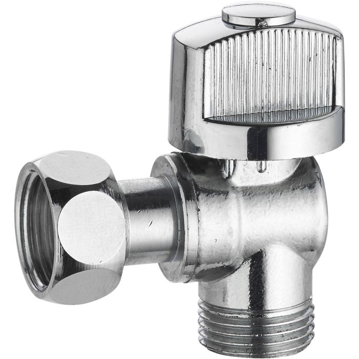 Robinet d'arrêt WC équerre - Noyon & Thiebault - MF 12x17 chromé