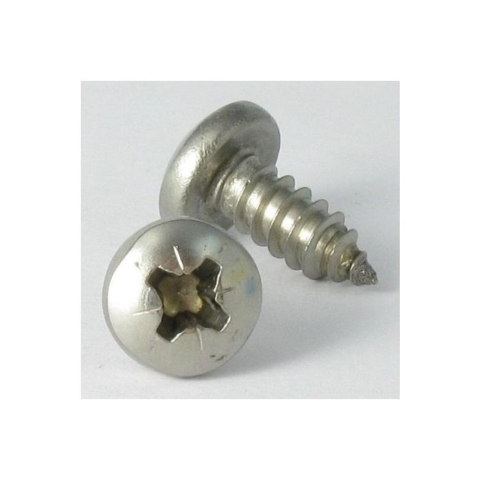 Vis à tôle x70 tête cylindrique large Empreinte Pozi - LE BIHAN INOX - ∅ 4