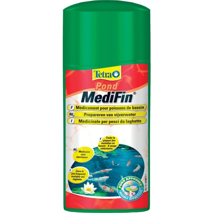 Médicament pour poissons de bassin - Pond mediFin - Tetra - 500 ml