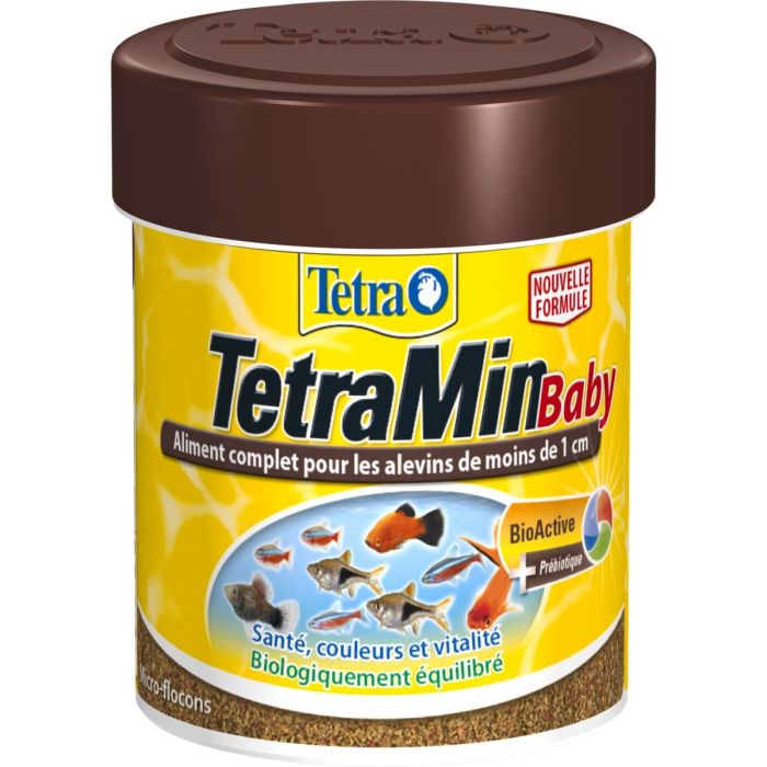 Aliment complet pour les alevins - TetraMin Baby - 66 ml