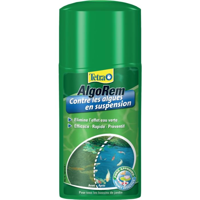 Traitement anti-algues en suspension - Algorem - Tetra - 250 ml