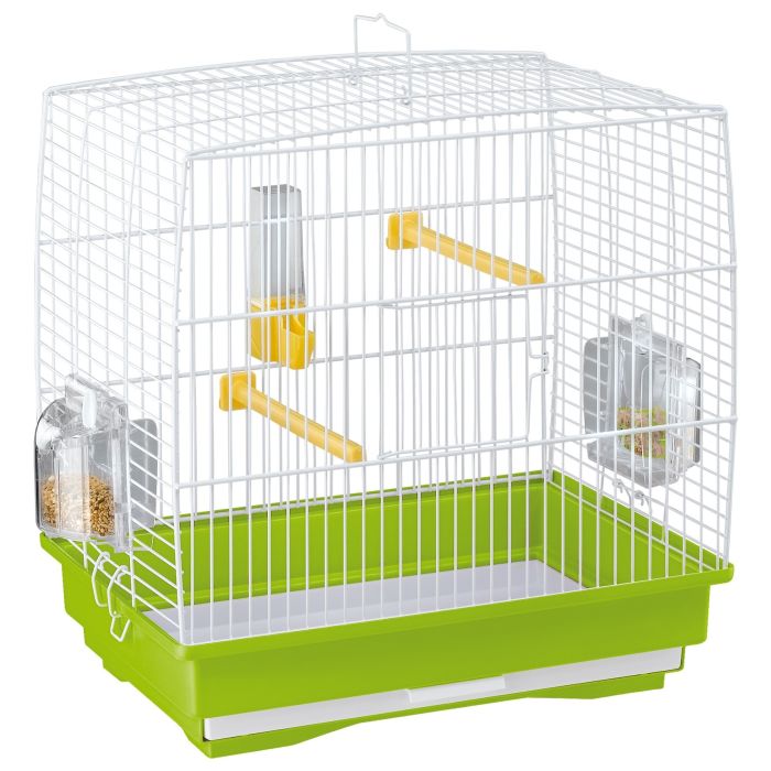 Cage "Rekord 1" blanche pour canaris et oiseaux exotiques - Ferplast