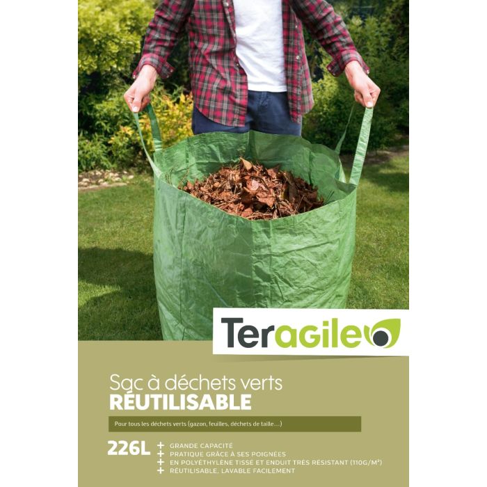 Sac à déchet vert réutilisable - Magasin Vert - 180 L