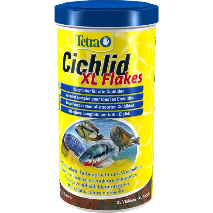Aliment complet pour Cichlidés - TetraCichlid Flakes - 1 L