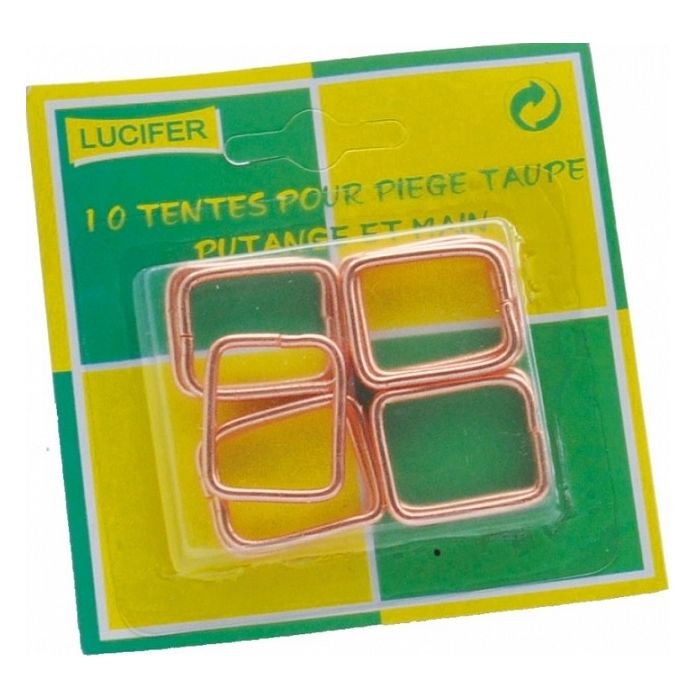 Tentes pour piège taupe putange et main - Lucifer - x10