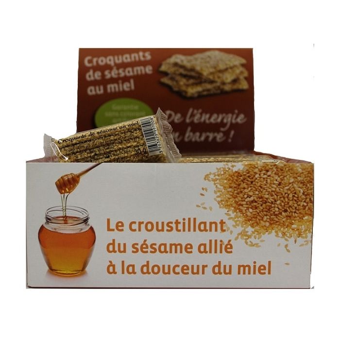 Croquants de sésame au miel - Finabeil - 30 gr