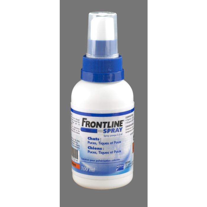Frontline spray 100 ml - Traitement contre les puces