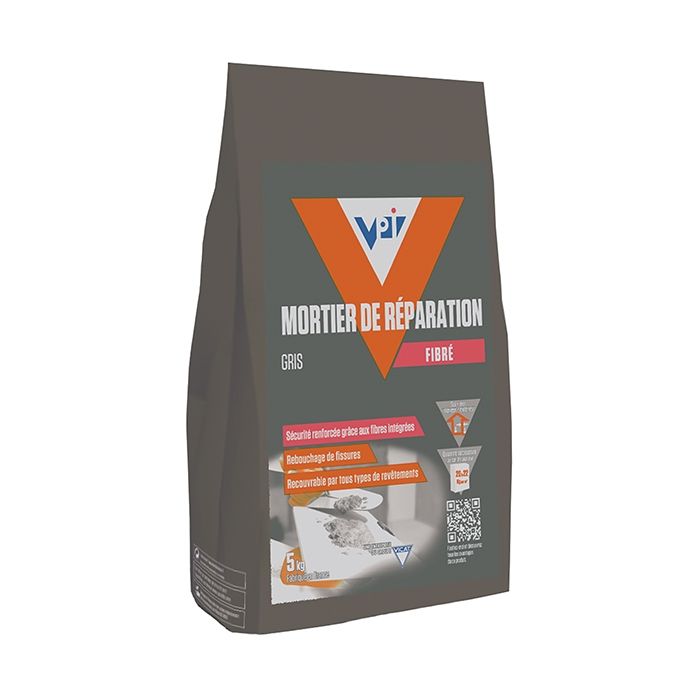 Mortier de réparation - VPI - Sac de 5 Kg - Gris