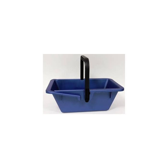 Panier de récolte avec anse verrouillable - 16 L - Bleu