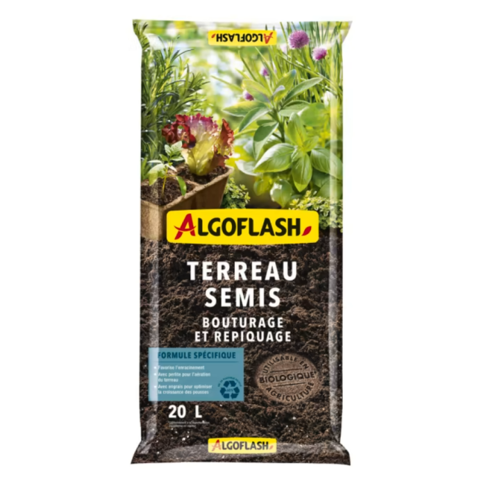 Terreau semis - Algoflash - 20 L