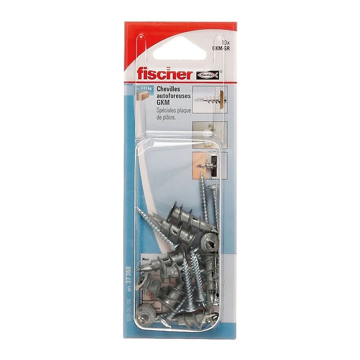 Chevilles autoperceuses x10 GKM SR - Fischer 