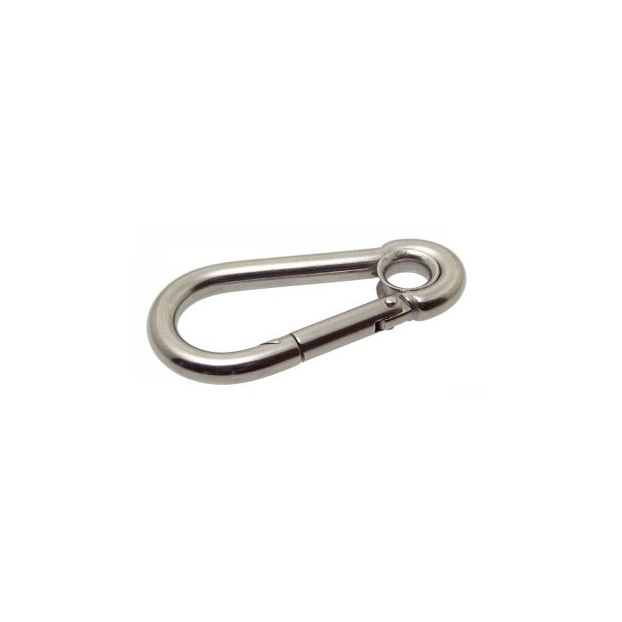 Mousquetons à oeil x2 inox A4 - LE BIHAN INOX - Ø 6 mm
