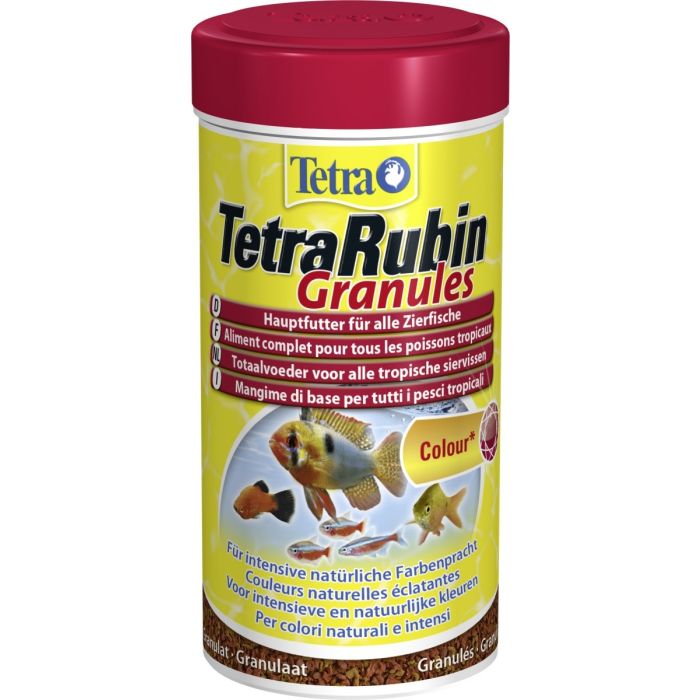 Aliment complet pour poissons tropicaux - TetraRubin - 250 ml