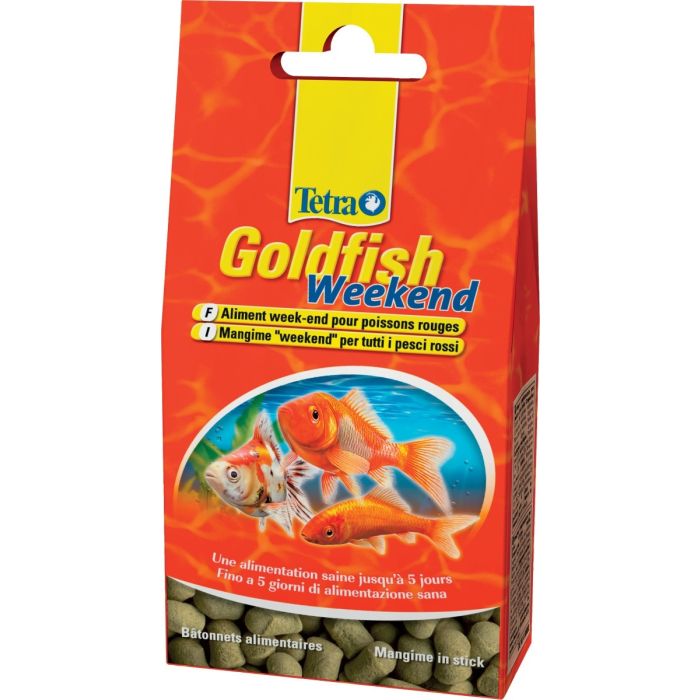 Aliment week end pour poissons rouges - Tetra Goldfish weekend - 40 sticks