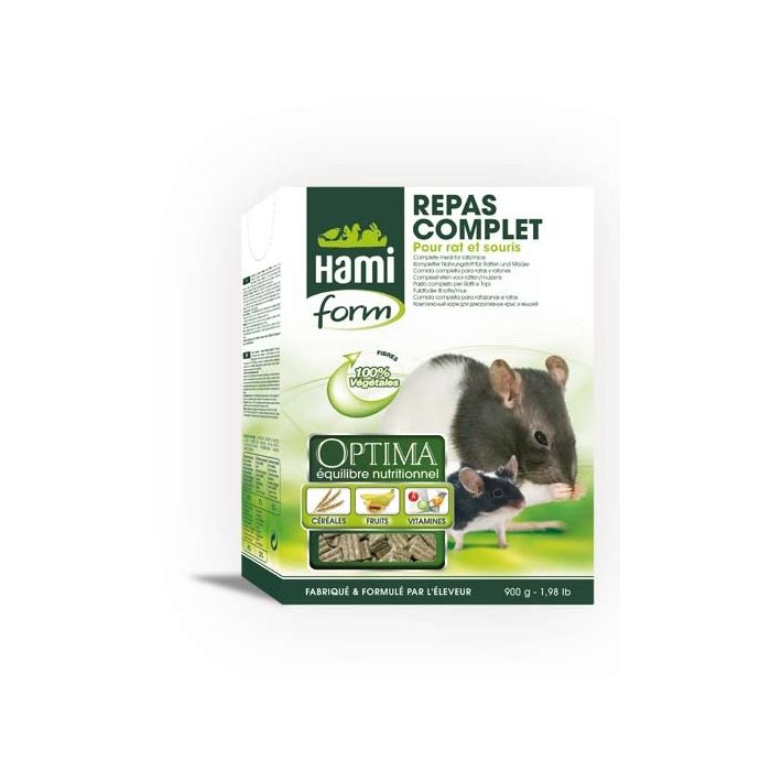 Repas complet pour rat et souris - Hamiform - 900 gr