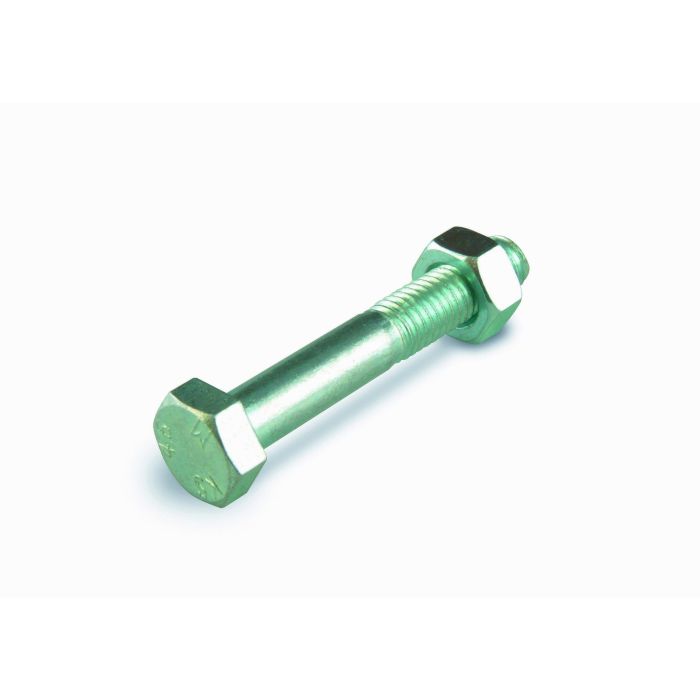 Boulon Tête hexagonale - En acier zingué - Classe 8.8 - M12 x 50 mm - Barquette