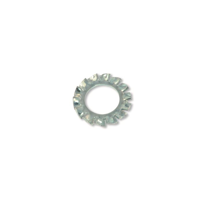Rondelle denture - En acier zingué - 6 x 11 mm - Blister de 100 pièces