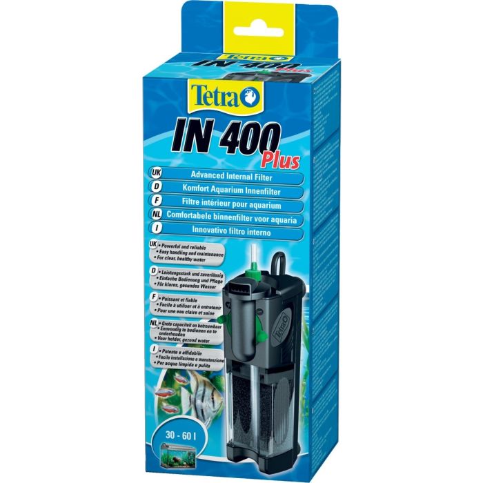 Tetra IN 400 Plus - Filtre intérieur pour aquarium 30 à 60 L