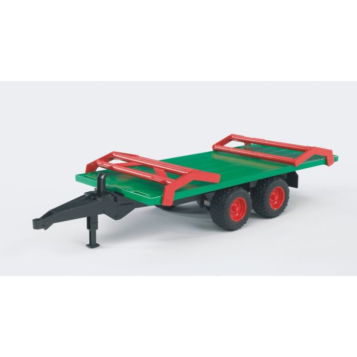 Remorque de transport de paille avec 8 bottes de paille - Burder