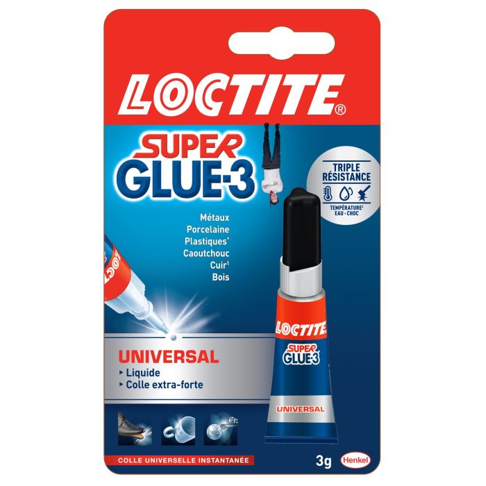 Colle - Loctite - Superglue - Liquide - 3 g 