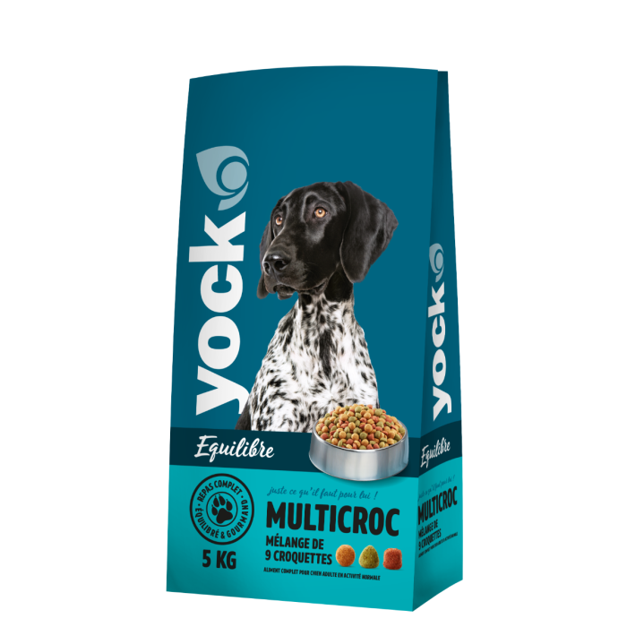Croquettes Multicroc pour chien - Yock équilibre - 5 Kg