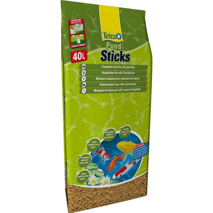 Aliment complet pour poissons de bassin - Pond Sticks - Tetra - 40 L
