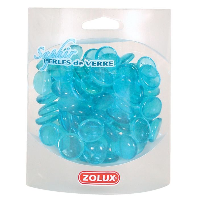 Perles de verre Saphir Zolux - 410 g