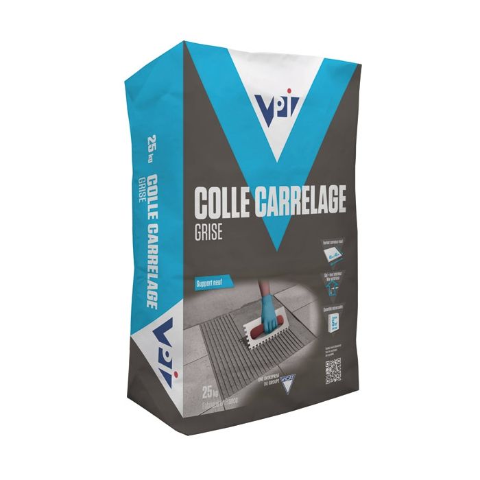 Colle carrelage grise - VPI - Sac de 25 Kg