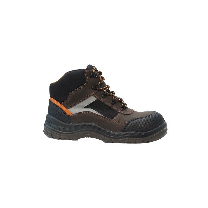 Chaussure haute S3 Alpha Marron Pointure 42 - SOLIDUR
