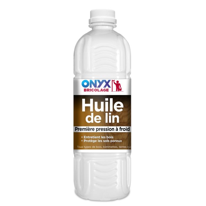 Huile de lin - Onyx - Bidon de 1 L