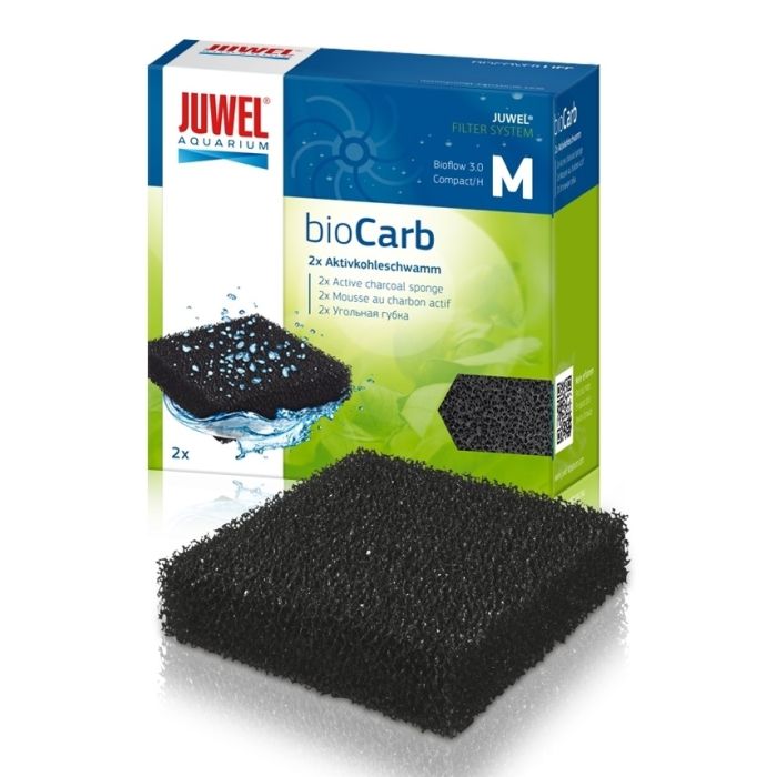Mousse de charbon actif - Bio Carb - Juwel - Taille M - x 2