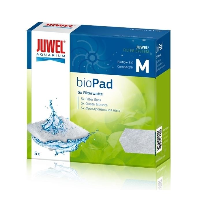 Ouate filtrante - Bio Pad - Juwel - Taille M - x 5