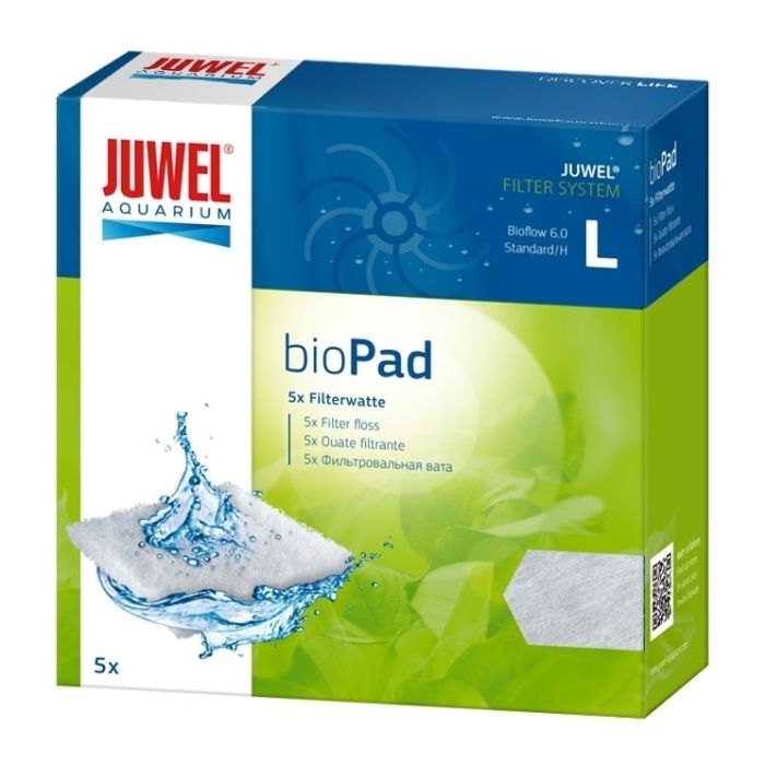 Ouate filtrante - Bio Pad - Juwel - Taille L - x 5
