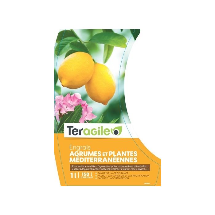 Engrais agrumes et plantes méditerranéennes - Teragile - 1 L