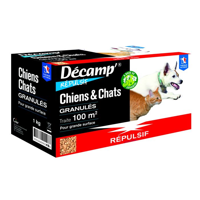 Répulsif pour chien/chat Decamp' en granulés CREA - 1 kg 