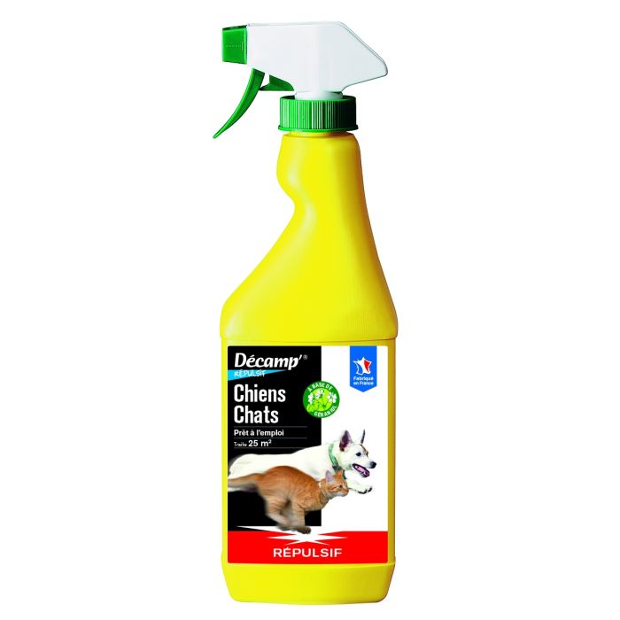 Répulsif chien/chat Décamp pulvérisateur CREA - 500 ml 