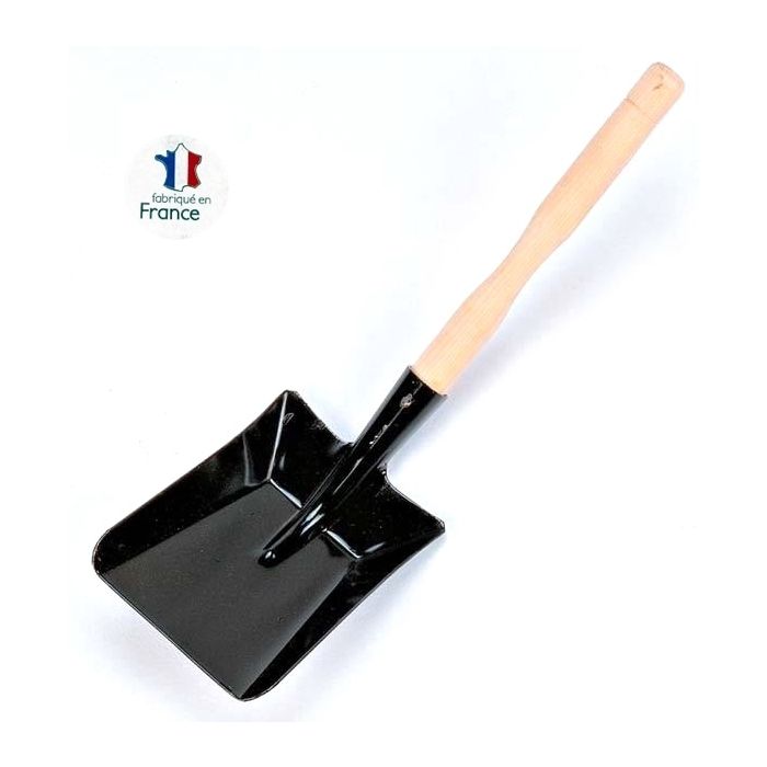 Pelle à cendre avec manche en bois - 38 cm